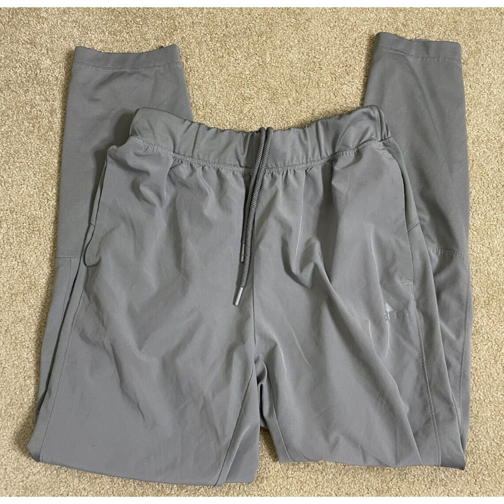 Adidas Track Pants Men's Large Warm Up Pants Gray